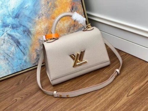 Replica Louis Vuitton Twist One Handle PM Greige Bag M57214 BLV675