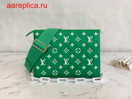 Replica Louis Vuitton COUSSIN PM Bag Green M20760