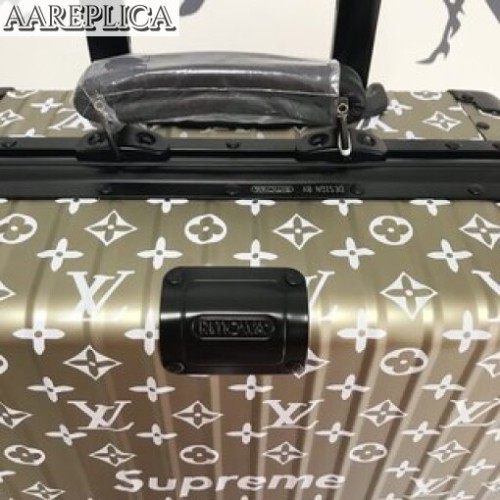 Replica Louis Vuitton Supreme LV Rolling Luggage LLV002