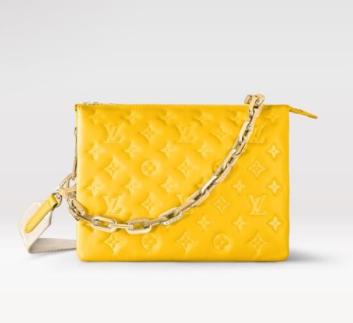 Replica Louis Vuitton Coussin PM LV Bag Yellow M20378