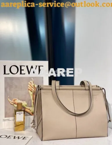 Replica Loewe Cushion Tote Bag 66025 Light Oat