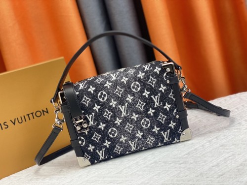 Replica Louis Vuitton SIDE TRUNK Monogram Jacquard Denim M21460