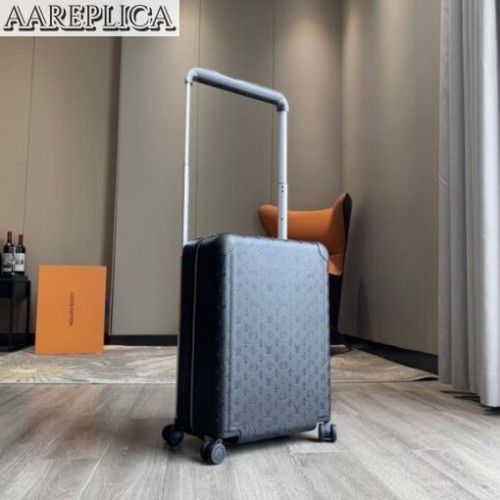 Replica Louis Vuitton Horizon 55 Rolling Luggage Taurillon Leather M20438