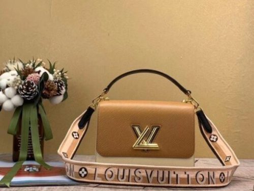 Replica Louis Vuitton Twist Strap MM Bag Epi Leather M55677 BLV135