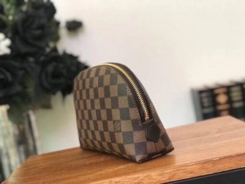 Replica Louis Vuitton Cosmetic Case GM Damier Ebene N23345