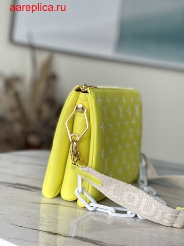 Replica Louis Vuitton COUSSIN PM Bag Yellow M20843