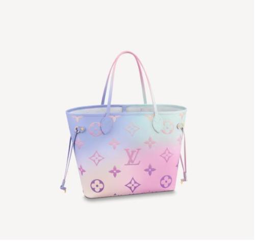 Replica Louis Vuitton NEVERFULL MM Bag LV SUNRISE PASTEL M46077 BLV1133