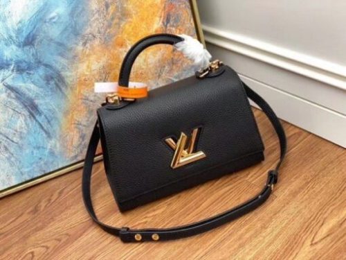 Replica Louis Vuitton Twist One Handle PM Black Bag M57093 BLV678