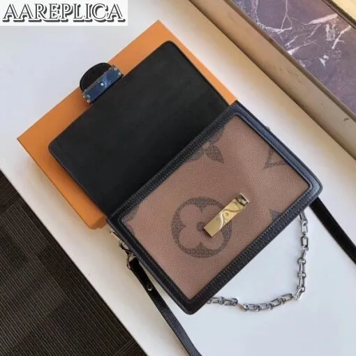 Replica Louis Vuitton Dauphine MM Bag Giant Monogram M44599 BLV282