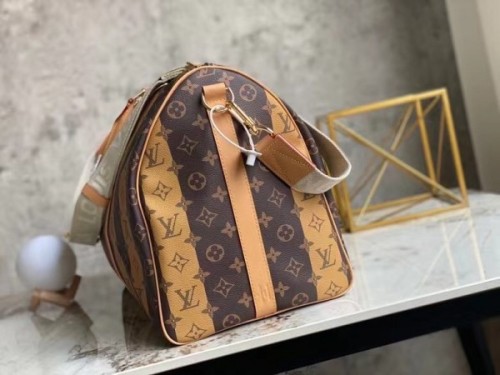 Replica Louis Vuitton Keepall Bandouliere 50 Monogram Stripes Eclipse M45967