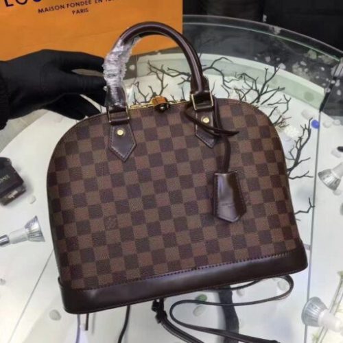 Replica Louis Vuitton Alma PM Bag Damier Ebene N53151 BLV126
