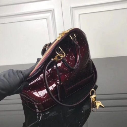 Replica Louis Vuitton Alma PM Bag Monogram Vernis M91611 BLV610