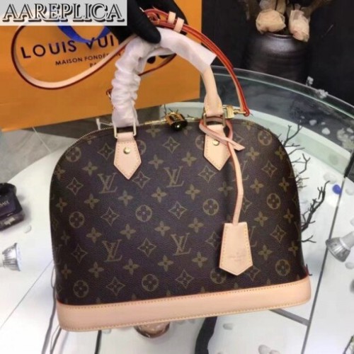 Replica Louis Vuitton Alma PM Bag Monogram Canvas M53151 BLV312