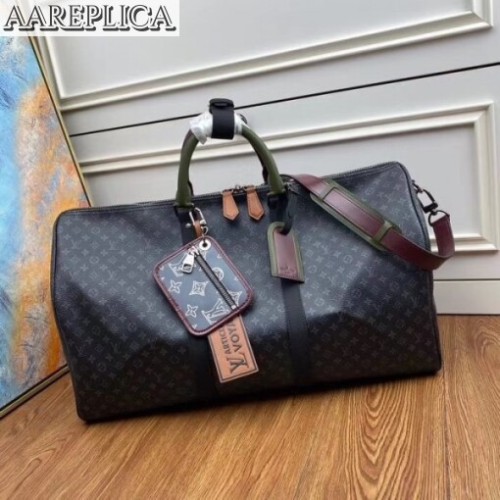 Replica Louis Vuitton Keepall Bandouliere 50 Patchwork Bag M56856