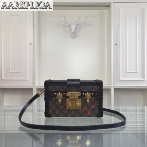 Replica Louis Vuitton Petite Malle Monogram Canvas M40273 BLV405