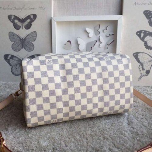 Replica Louis Vuitton Speedy Bandouli??re 30 Bag Damier Azur N41373 BLV053