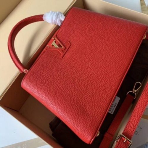 Replica Louis Vuitton Capucines PM Bag Taurillon Leather M43935 BLV844