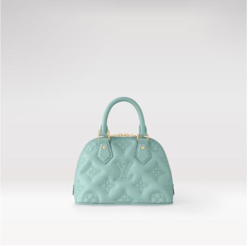 Replica Louis Vuitton Alma BB Bag Vert d’Eau Green LV M20855