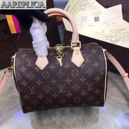 Replica Louis Vuitton Speedy Bandouliere 25 Bag Monogram M41113 BLV388