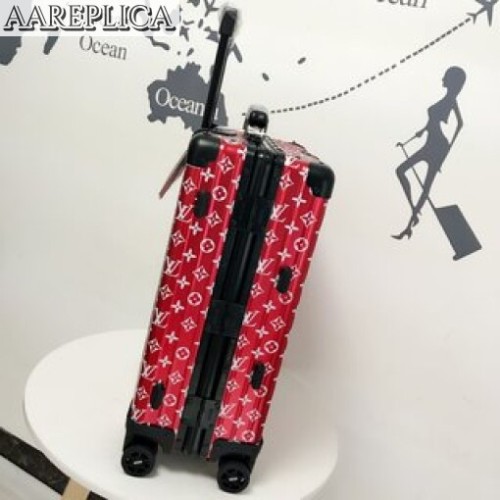 Replica Louis Vuitton Supreme LV Rolling Luggage LLV001
