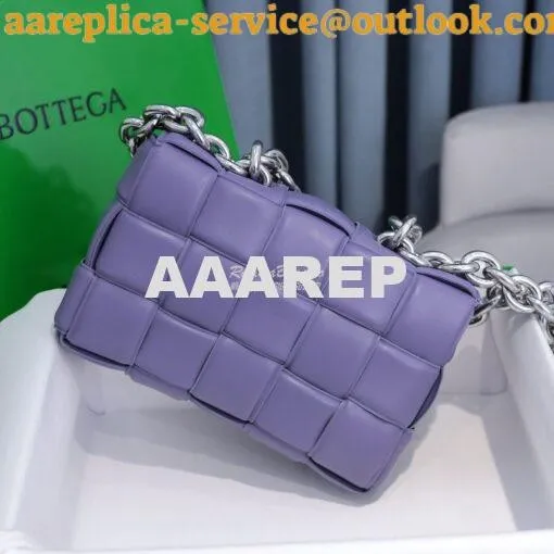 Replica  Bottega Veneta BV The Chain Cassette 631421 Lavender w Silver