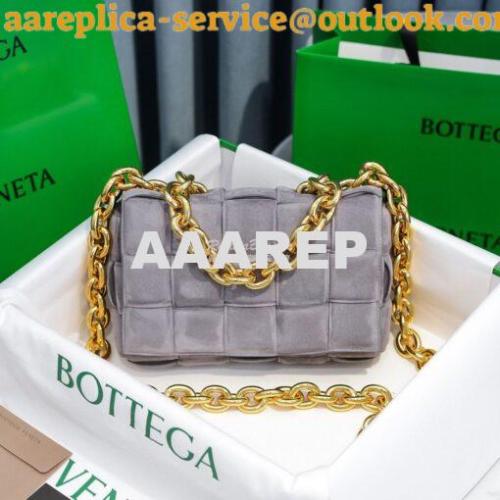 Replica  Bottega Veneta BV The Chain Cassette 631421 in Suede Cashmere