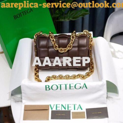 Replica  Bottega Veneta BV The Chain Cassette 631421 Fondente