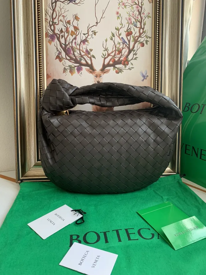Replica Bottega Veneta BV Jodie Big/Medium Size 48/36 Dark Brown