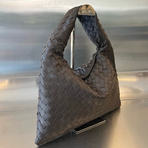 Replica Bottega Veneta BV Hop oyster Bag Small Chocolate