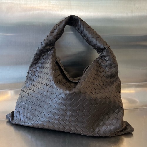 Replica Bottega Veneta BV Hop Intrecciato Leathe Large Chocolate