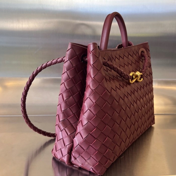 Replica Bottega Veneta BV Medium Andiamo Win Red