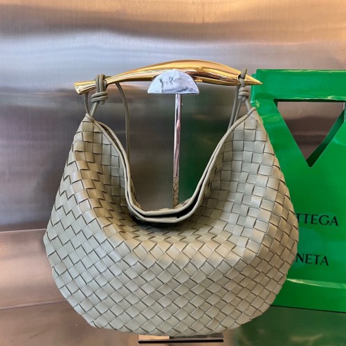 Replica Bottega Veneta BV Large Sardine in Lambskin Green