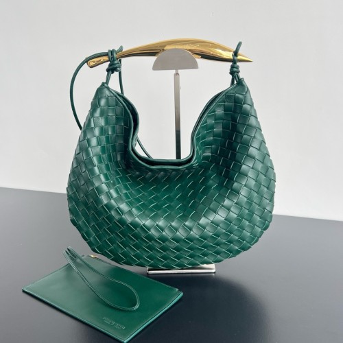 Replica Bottega Veneta BV Large Sardine in Lambskin Green