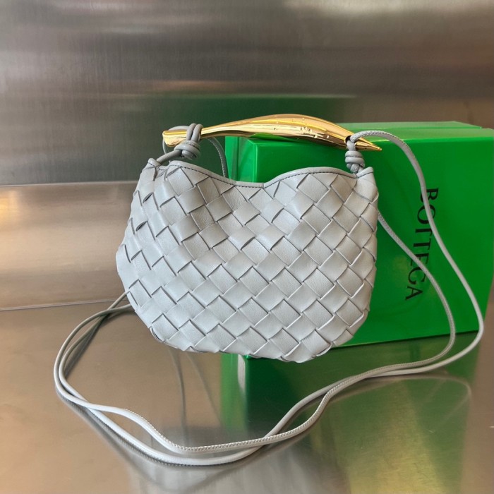 Replica Bottega Veneta BV Mini Sardine Bag Light Grey