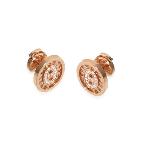 Hermès Chaine d'ancre Divine  Earrings in 18k Rose Gold 0.13 CTW