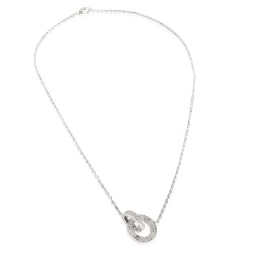 Cartier Love Necklace in 18k White Gold 0.3 CTW