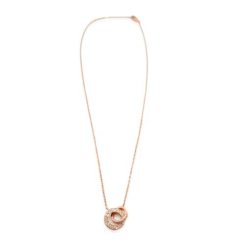Cartier Love Diamond Necklace in 18K Rose Gold 0.30 CTW