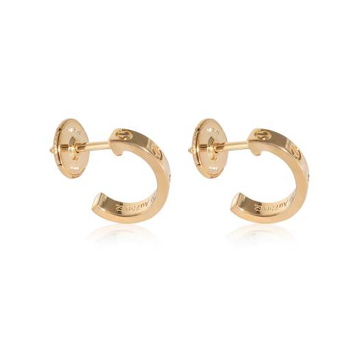 Cartier Love Earrings in 18K Yellow Gold