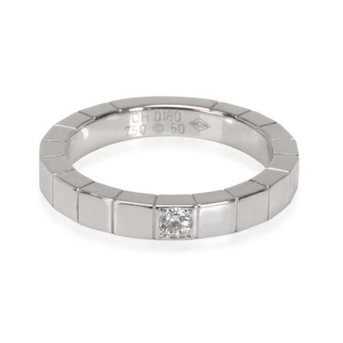 Cartier Lanières Diamond Ring in 18k White Gold DEF VVS1VVS2 0.05 CTW