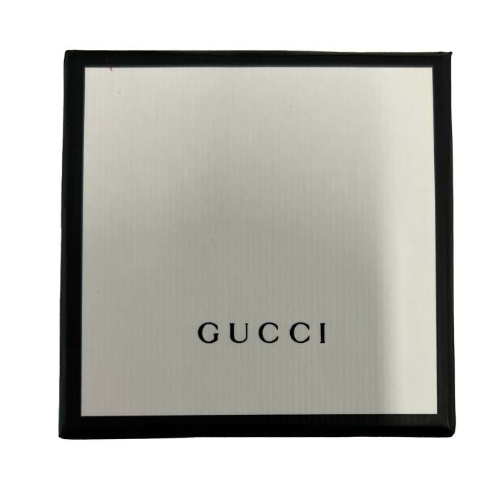 Gucci GG Running Cuff in 18 K White Gold 0.1 CTW
