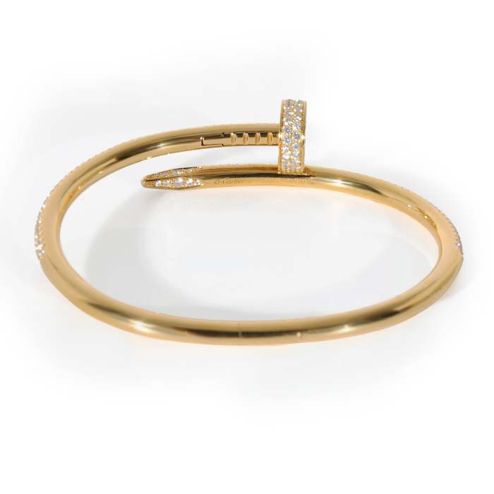 Cartier Juste Un Clou Bracelet (Yellow Gold, Diamonds)