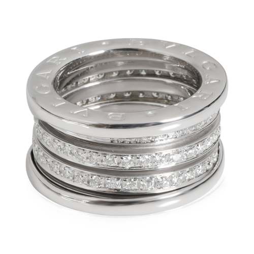 BVLGARI B.zero1 Three-Band Diamond Ring in 18k White Gold 0.89 CTW
