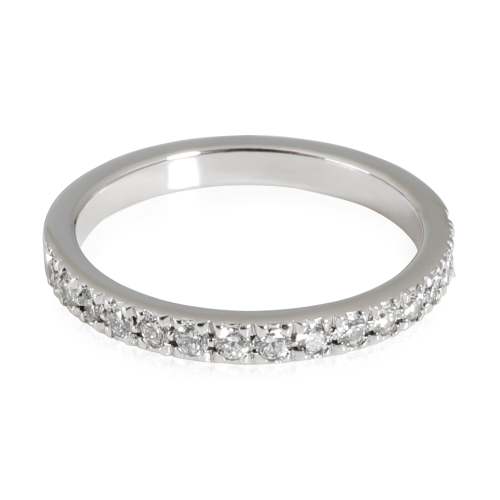 Tiffany & Co. Novo Half-Eternity Diamond Wedding Band in Platinum 0.18 CTW