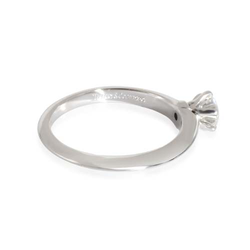 Tiffany & Co. Solitaire Diamond Engagement Ring in Platinum H VS2 0.45 CTW