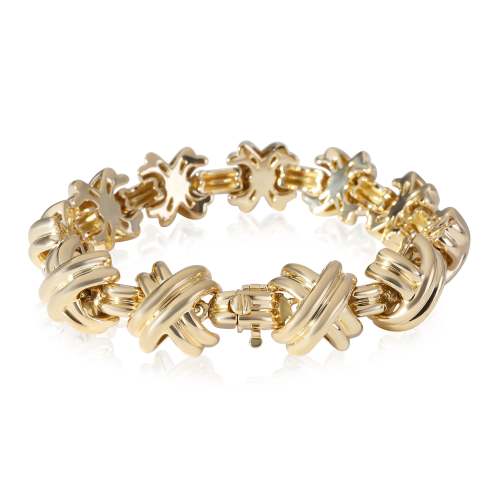 Tiffany & Co. Vintage Signature X Bracelet in 18k Yellow Gold