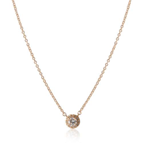 Tiffany & Co. Soleste Diamond Pendant in 18K Rose Gold 0.16 CTW