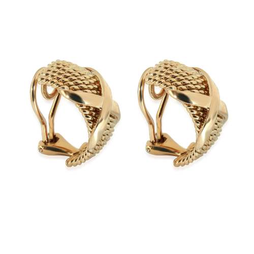Tiffany & Co. Schlumberger Vintage X Earrings in 18k 18K Yellow Gold