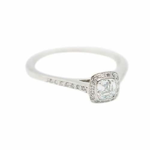Tiffany & Co. Legacy Diamond Engagement Ring in  Platinum G VVS1 0.45 CTW