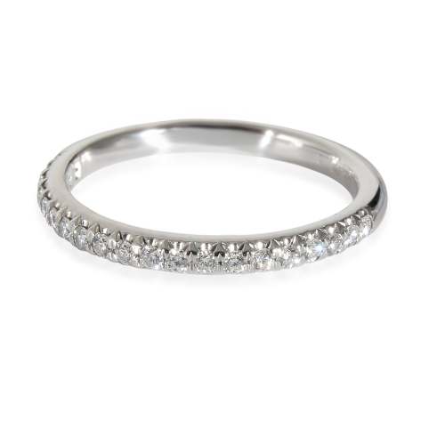 Tiffany & Co. Soleste Diamond Half Eternity Wedding Band in Platinum 0.17 CTW