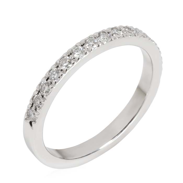 Tiffany & Co. Novo Half-Eternity Diamond Wedding Band in Platinum 0.18 CTW